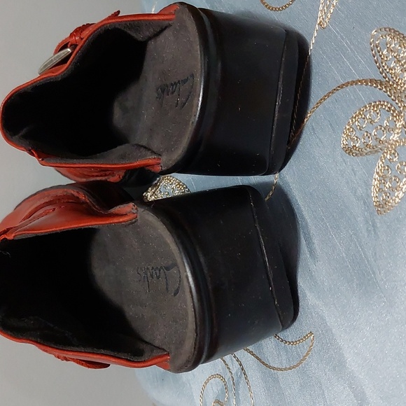 Clark's Leather Slip On Shoes Clogs Size 6 M - Picture 5 of 13